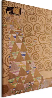 Produktbild von Vlies Leinwandbild - Expectation (Gustav Klimt) 20x30 cm Reproduktionen l-E-10668-b-a