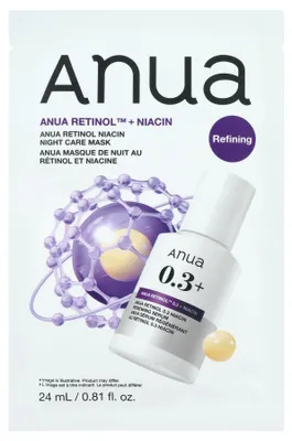 Obrázek produktu pro Anua, noční maska s retinolem a niacinamidem