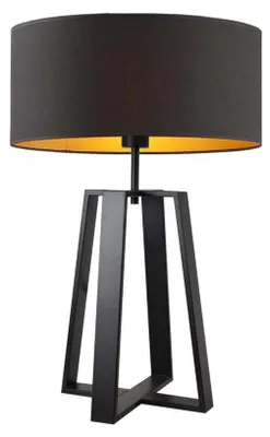 Zdjęcie produktu dla Lampka nocna na biurko lampa biurkowa LED z abażurem walec 40cm WENIS