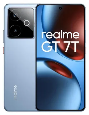 Image de REALME realme GT 7T 17.3 cm (6.8") Dual SIM Android 15 5G USB Type-C 12 GB 256 GB 7000 mAh Blue