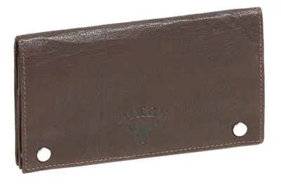 Produktbild von BIKER Dreherbeutel Drehertasche echt Leder, Dunkelbraun - LEAS Edition
