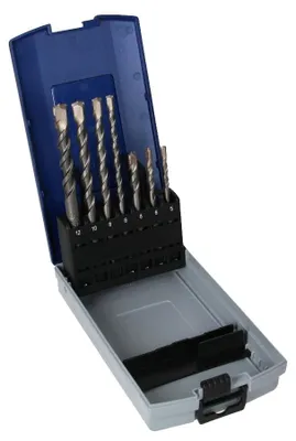 Produktbild von SDS plus Bohrerset 7teilig passend für Batavia Bohrhammer Bohrmaschine 7062511