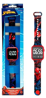 Produktbild von Lexibook Spider-man Digitale Led-uhr Rot  Kinder Rot One Size