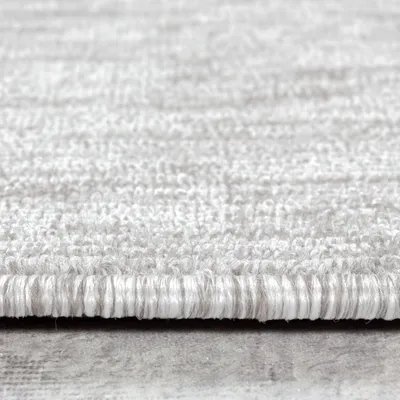 Produktbild von Kurzflor Teppich Neva Läufer, Farbe: Creme, Größe:80x250 cm