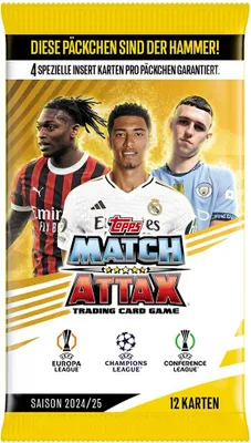 Produktbild von Topps Match Attax Ucl 24-25 X24 Sammelkarten Durchsichtig  Durchsichtig One Size