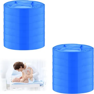 Imagen del producto de Bolsas de repuesto para cubos de pañales, 12 unidades, 4,5 metros, con tecnología que reduce los olores, ideales para el cuidado del bebé