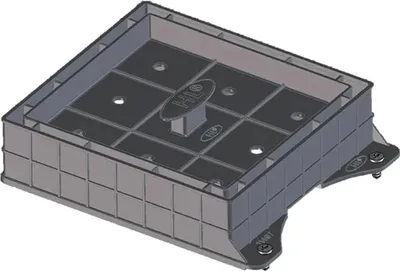 Produktbild von HL Hutterer & Lechner HL601I Aufsatz für bündigen Bodenbelag, 1 Stk.