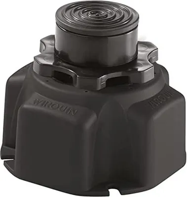 Image de lot de 6 pieds pour receveur de douche - noir - support stable