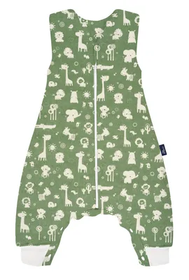 Produktbild von Alvi Sleep-Overall wattiert Schlafsack mit Füßen Granite Animals