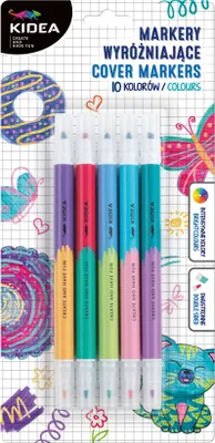 Obrázok produktu pre Obojstranné zvýrazňovače 10 farieb Kidea