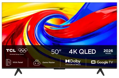 Produktbild von TCL P7L 50P7L, 127 cm (50"), 3840 x 2160 Pixel, QLED, Smart-TV, WLAN, Schwarz