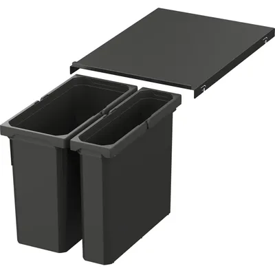 Produktbild von VS ENVI Free Pro Abfalltrennsystem KB 400/Höhe 326 mm Lava