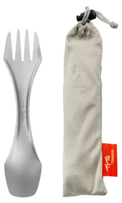 Obrázek produktu pro Víceúčelová lžíce-vidlička Spork, lehká, ideální pro outdoorové aktivity, kempování a cestování