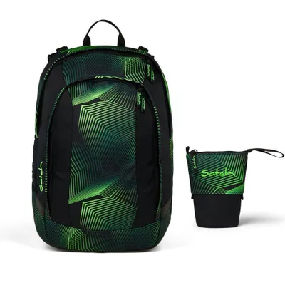 Produktbild von Satch Air Seismic Green Schulrucksack Set 2tlg.