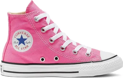 Produktbild von Converse Chuck Taylor All Star Hi K der Schnürung Lässig Le wand Turnschuhe Rosa – undefined / Rosa