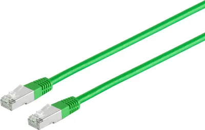 Productafbeelding van Netwerkkabel CAT-6, patchkabel voor 1 Gigabit-netwerken, groen, 5 meter