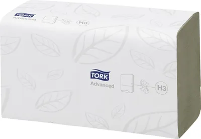 Zdjęcie produktu dla Tork® 290179 miękkie ręczniki do rąk zygzak - 2-warstwowe chusteczki higieniczne plus, zielone, z ozdobnym tłoczeniem