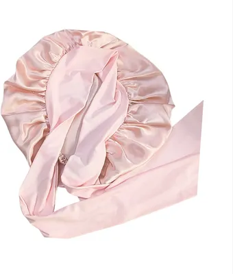 Produktbild von INF Schlafmütze aus 100 % seide für Damen Gummi rosa