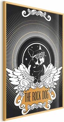 Produktbild von Posterpapier Poster - The Rock Dog 21x30 cm Text g-A-0204-ao-a