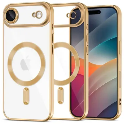 Immagine prodotto di Tech-Protect Magflex Custodia Magsafe per Iphone 17 Air - Oro trasparente