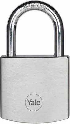 Immagine prodotto di YALE Y120B/40/125/1 Lucchetto 40 mm argento con chiave (Y120B/40/125/1)