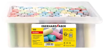 Produktbild von Eberhard Faber 526599, Beige, Blau, Grün, Pink, Rot, Violett, Weiß, Gelb, 3 Jahr(e), Junge/Mädchen, Kind, 100 Stück(e), Box