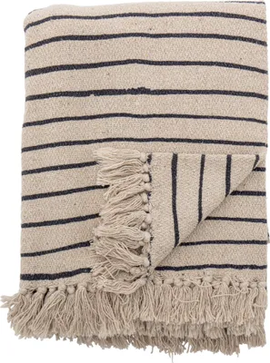 Obrázok produktu pre Bloomingville Eia Throw, príroda, recyklovaná bavlna