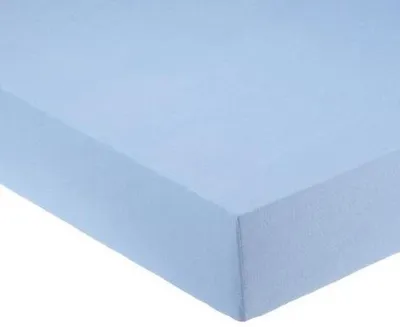 Productafbeelding van Unyqoos® Flanellen hoeslaken – extra warm en zacht, geschikt voor matrassen van 90 x 200 cm, met een hoekhoogte van 30 cm, in lichtblauw