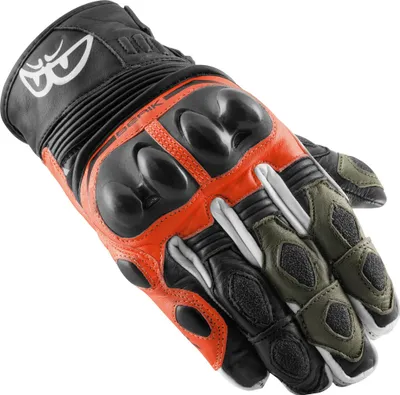 Immagine prodotto di Guanti da moto Berik Nador, nero/rosso/verde, M