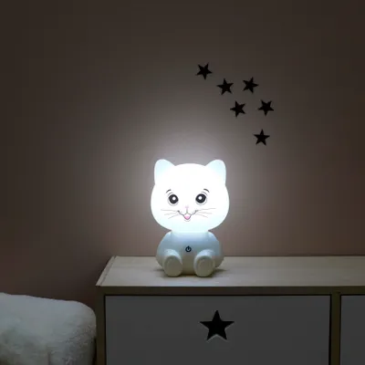 Image de Lampe Veilleuse - HOME DECO KIDS - USB - 3 Intensités - Blanc