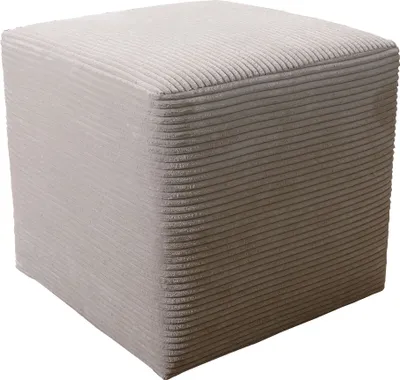 Produktbild von Kubus I Sitzwürfel Hocker Sitzhocker 45x45x45 cm Cordstoff beige