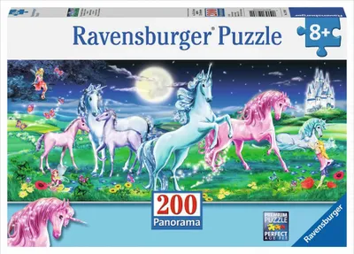 Produktbild von Märchenhafte Einhörner - 200 Teile XXL Puzzle