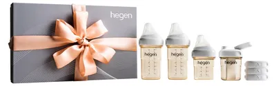 Produktbild von Hegen Babyflaschen-Set Starterkit Anti-Kolik 150 & 240 ml, umwandelbar, -frei
