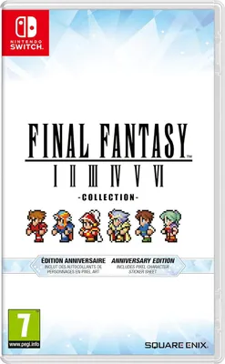 Produktbild von Square Enix Final Fantasy I-VI Collection - Anniversary Edition, Nintendo Switch, RP (Rating Pending)
