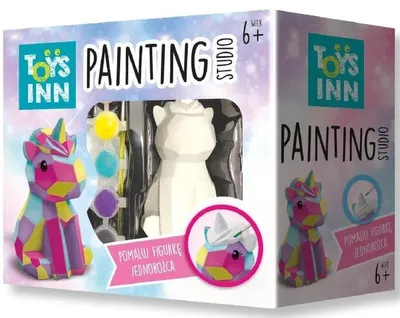 Produktbild von STNUX Einhornfigur zum Bemalen. STN6335 96338