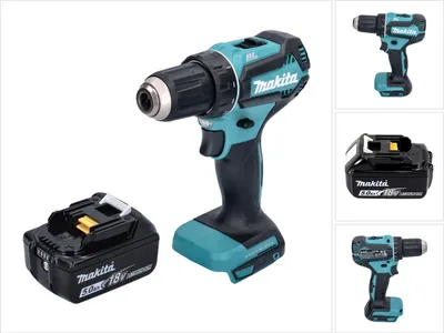 Zdjęcie produktu dla Makita DDF 485 T1 akumulatorowa wiertarko-wkrętarka 18 V 50 Nm bezszczotkowa + 1x akumulator 5,0 Ah - bez ładowarki