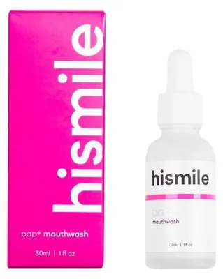 Produktbild von Hismile PAP+ Whitening, 30 ml, Acqua, Phthalimidoperoxycaproic Acid (PAP), Xylitol, Aroma alla menta, Sodium Lauroyl Sarcosinate,..., 12 Monat( e), 1 Stück(e)