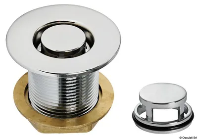 Immagine prodotto di Scarico del pozzetto con raccordo per tubo flessibile da 1" e 1/2 Osculati 17.119.43