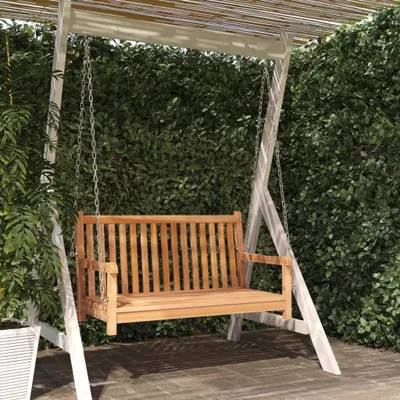 Obrázek produktu pro vidaXL Hollywoodská houpačka z masivního teakového dřeva 114x60x64 cm