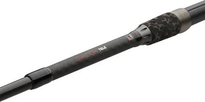 A close-up shot of a fishing rod.