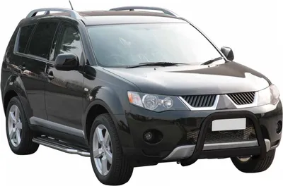 Produktbild von Frontbügel Frontschutzbügel für Mitsubishi Outlander 2007-2009 ø63 Stahl Schwarz