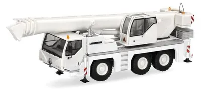 Produktbild von Herpa 319485 - 1/87 Liebherr Mobilkran LTM 1045 "Liebherr", weiß - Neu