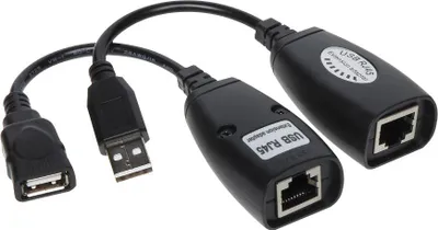 Immagine prodotto di Genway USB-EX-50, USB Tipo A, RJ-45, Nero, 32 mm, 22 mm, 54 mm