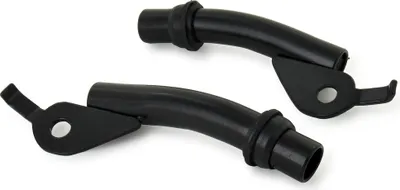 Produktbild von Set: Blinkleuchtenträger vorn links + rechts, schwarz, Ø15mm - Simson SR50, SR80