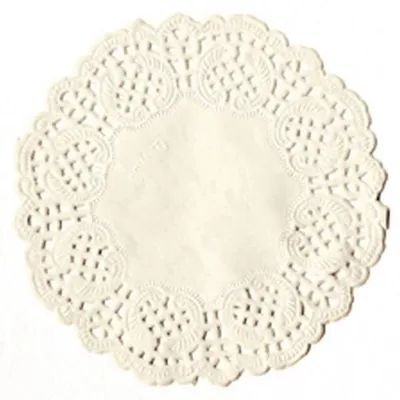 Obrázok produktu pre 40 bielych papierových obrúskov Ø 9 cm