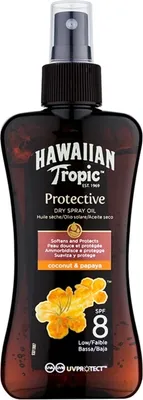 Immagine prodotto di Hawaiian Tropic Olio Spray Protettivo Secco Spf8 Basso 200ml