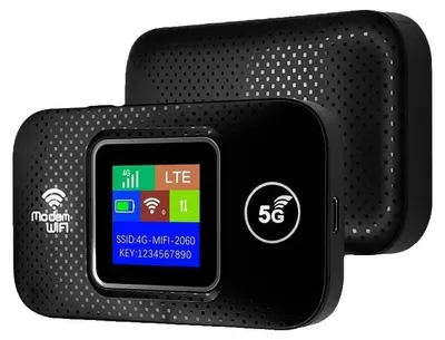 Zdjęcie produktu dla Mobilny hotspot, 4G LTE, przenośna konstrukcja, model 380 M9S, kolor czarny, wersja europejska (EU)