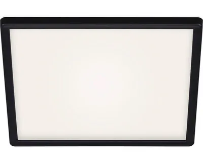Obrázok produktu pre LED stropné svietidlo stmievateľné CCT 18W 2400 lm 2700- 6500 K 29,3x29,3 cm Slim black + diaľkové ovládanie + podsvietenie