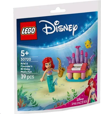 Immagine prodotto di LEGO Disney Princess Birthday Music Party con Ariel e bilancia, set di costruzioni, 5 anni, plastica, 39 pezzi, 30 g