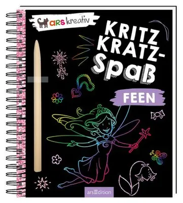 Produktbild von Kritzkratz-Spaß Feen, m. Stift